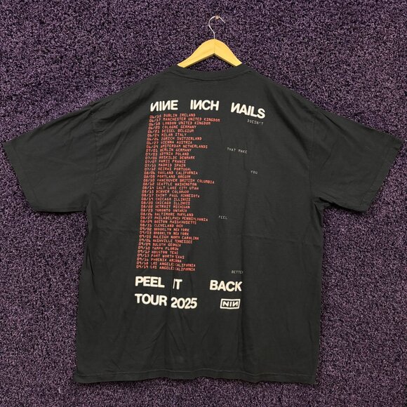 Nine Inch Nails Peel it Back Tour T-shirt 3xl - Picture 2 of 4